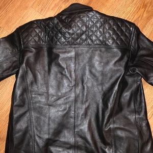 Men’s XL Black Faux Leather Jacket